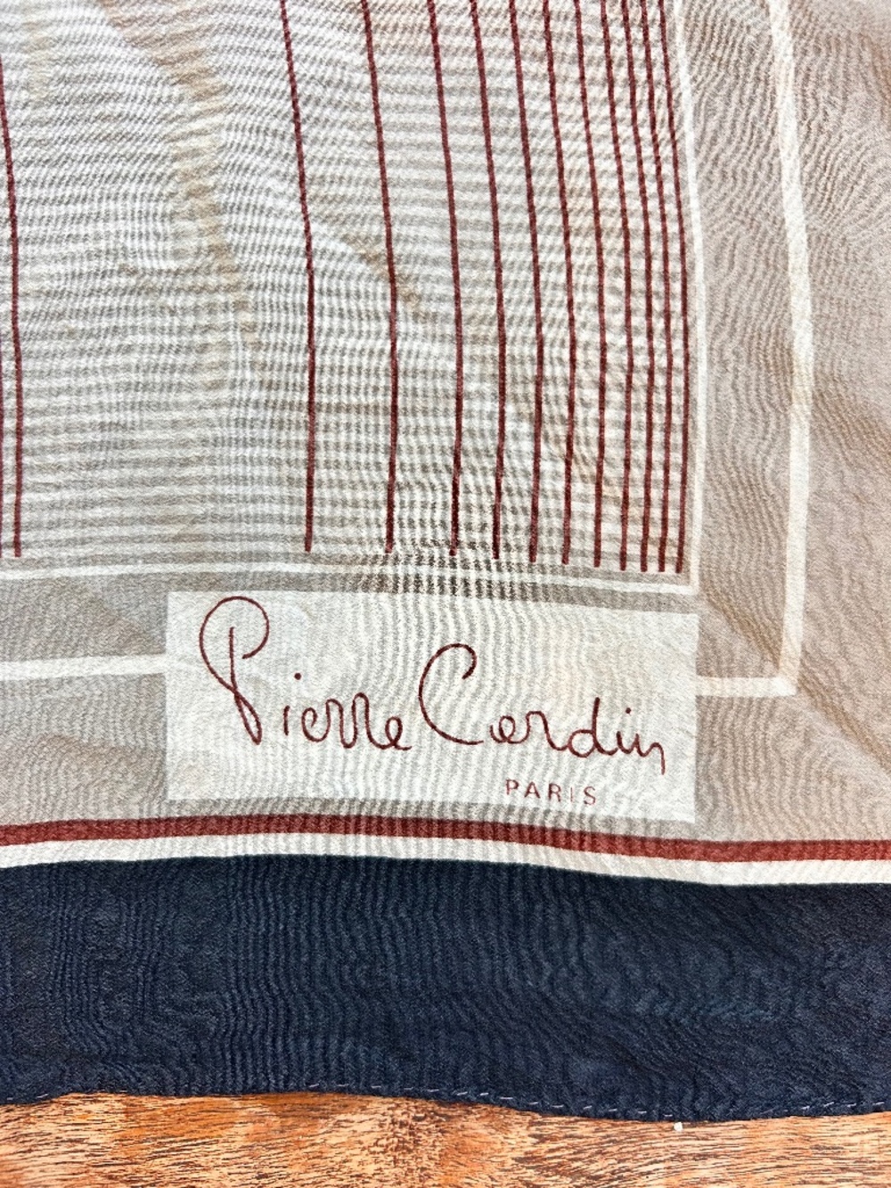 Gorgeous Vintage Pierre Cardin Paris Scarf